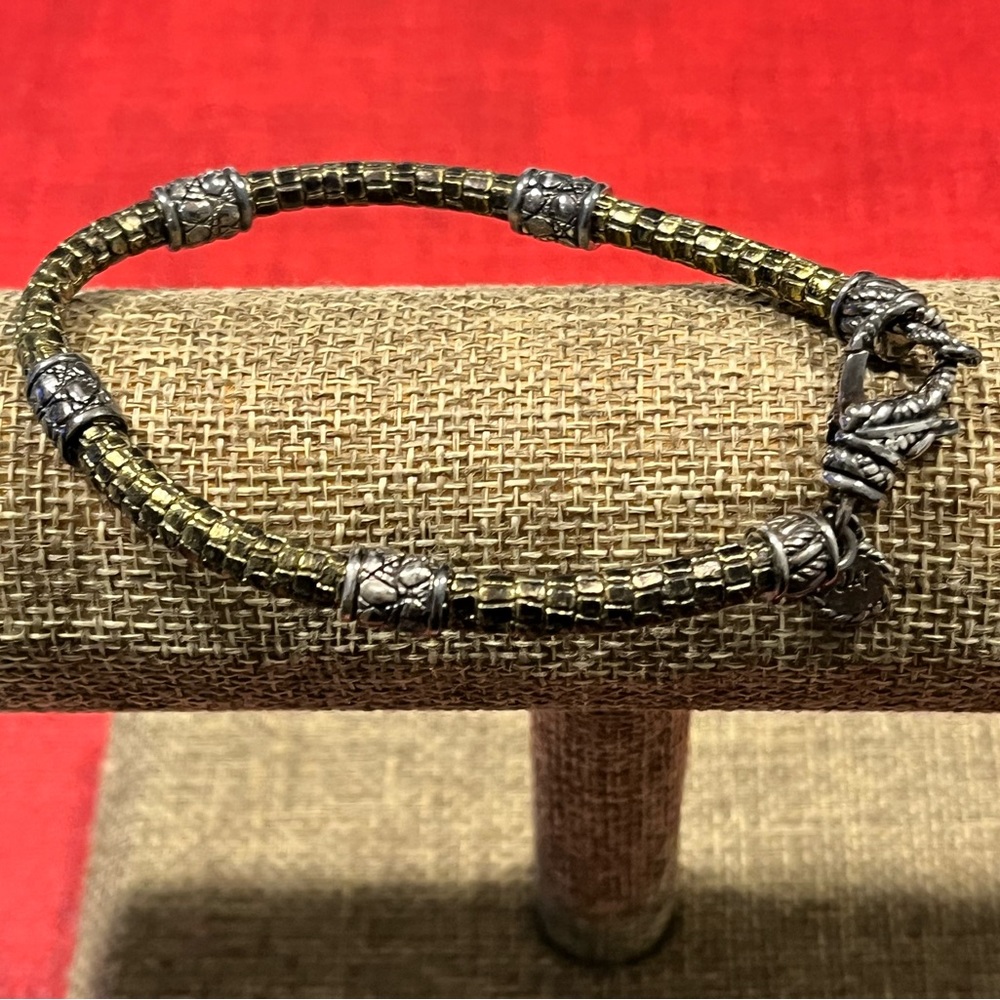 JOHN HARDY ‘JAI’ RARE AUTHENTIC PRE-LOVED LEATHER & STERLING SILVER BRACELET - Picture 9 of 10